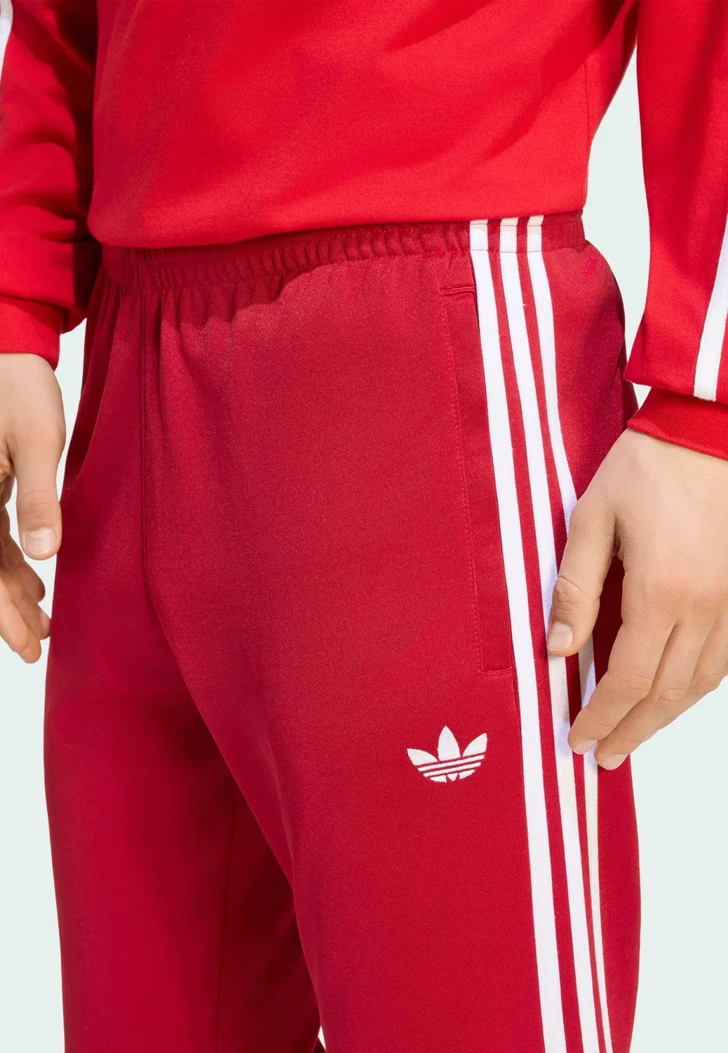 Sst tp - спортивные штаны Adidas Originals, Team Victory Red — фото 3