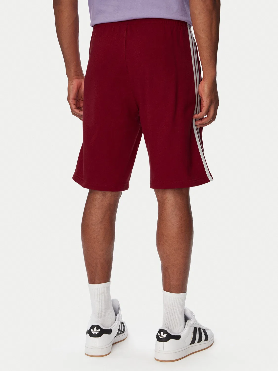 Мужские спортивные шорты стандартного кроя Shorts Adidas, красный — фото 3