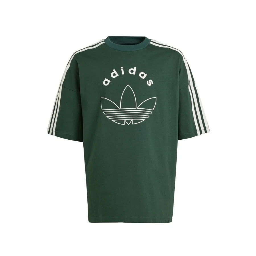 Футболка ADIDAS ORIGINALS 'Graphic Tee' цвета ели