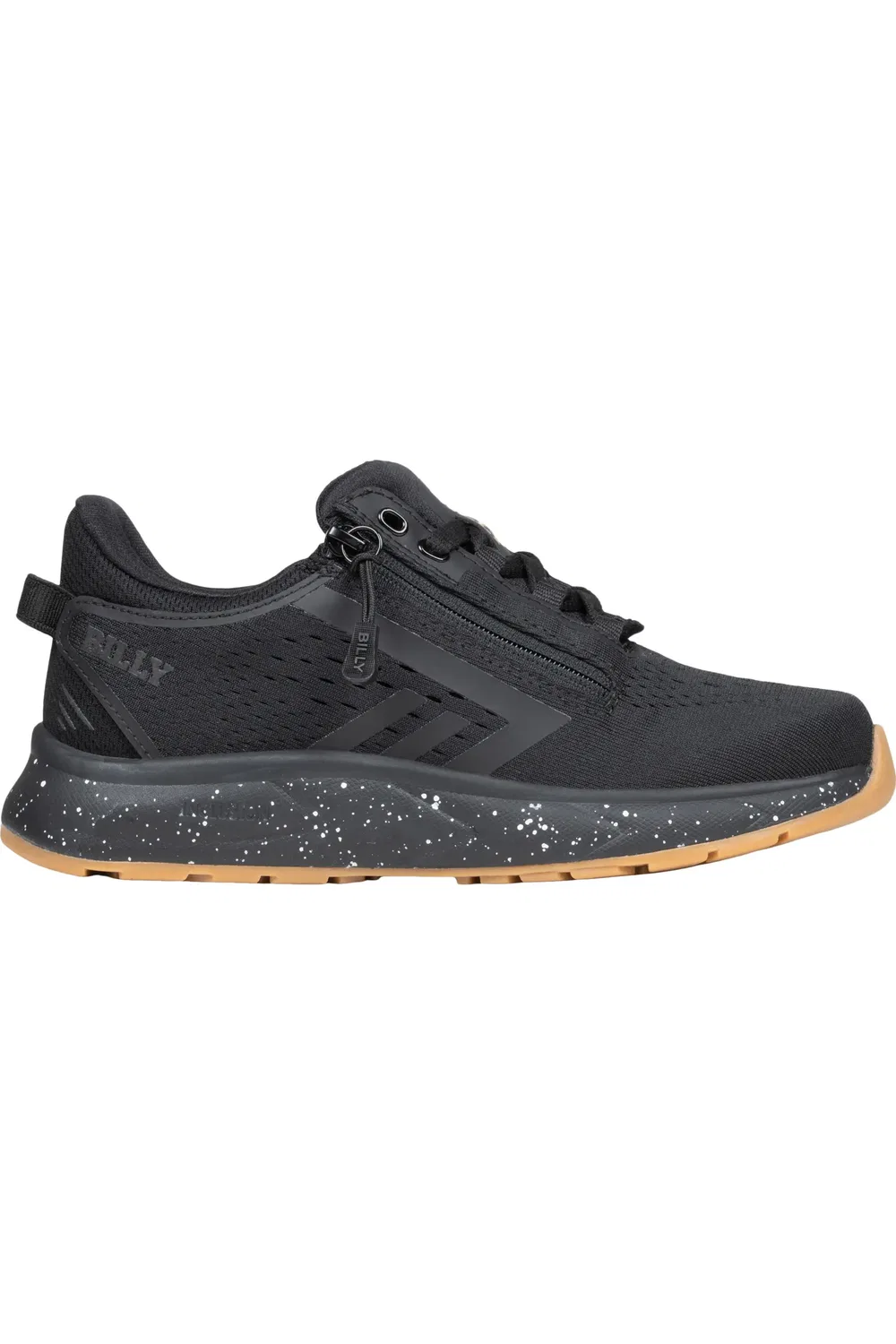 Детские кроссовки на молнии Inclusion DZ1 Double Zip BILLY Footwear, Black/Gum