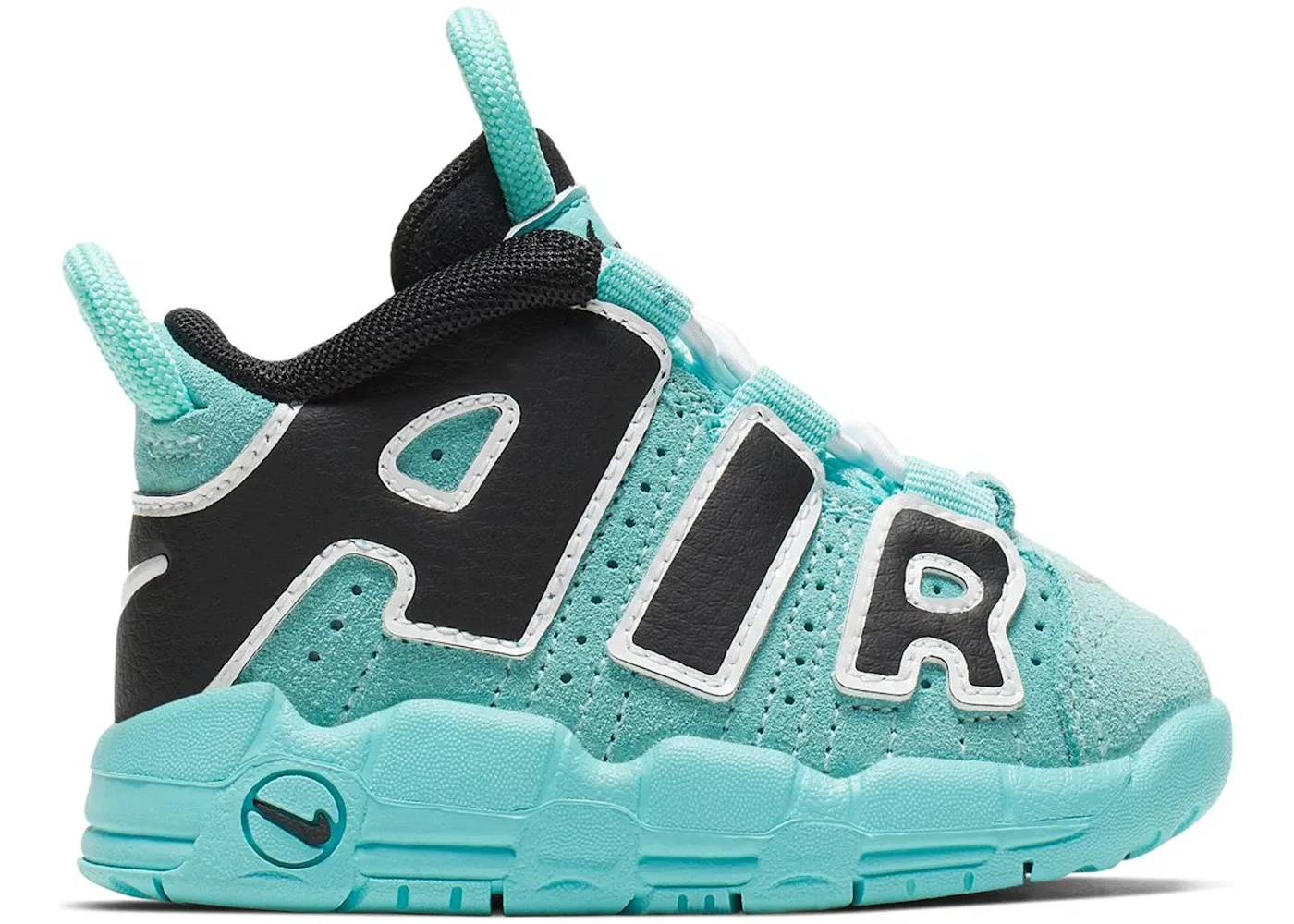 Детские кроссовки Lifestyle Nike Air More Uptempo Nike, Light Aqua/Black-White