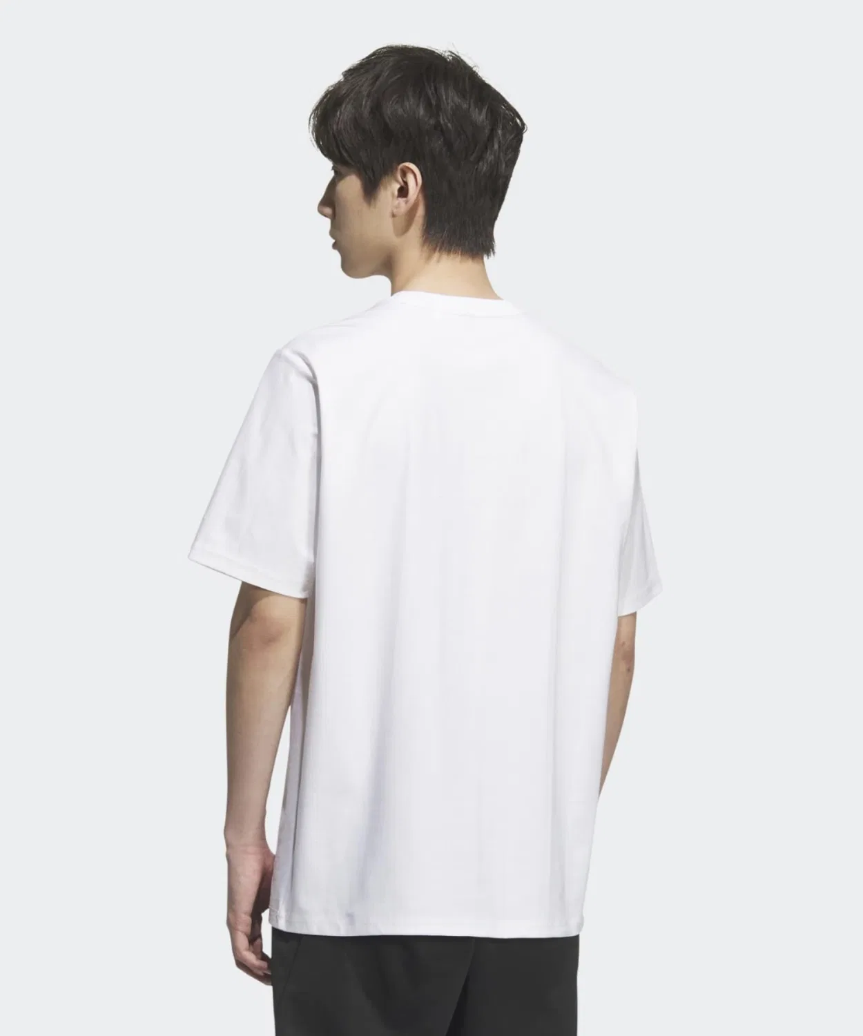Мужская футболка с коротким рукавом с нагрудным карманом Adidas, White — фото 2