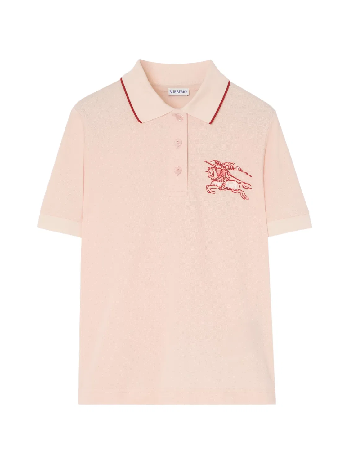 Платье-рубашка поло Knight Burberry, розовый