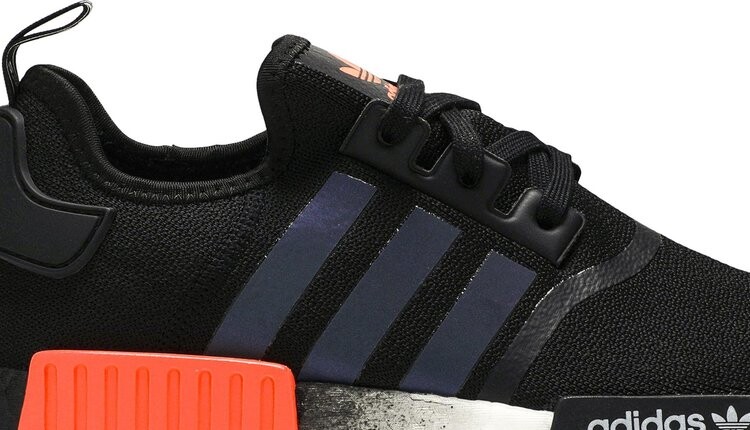 Кроссовки Adidas NMD_R1 'Solar Orange', черный — фото 3