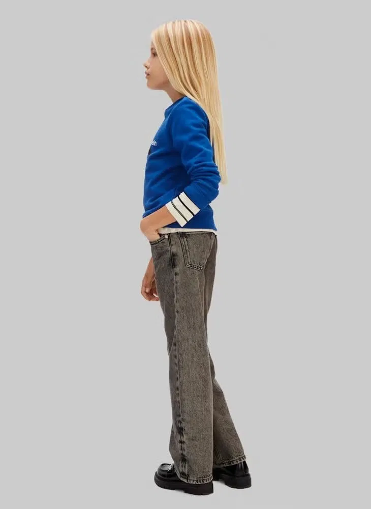 Свитшот с принтом Youth graphic pullover Calvin Klein Jeans, синий — фото 2