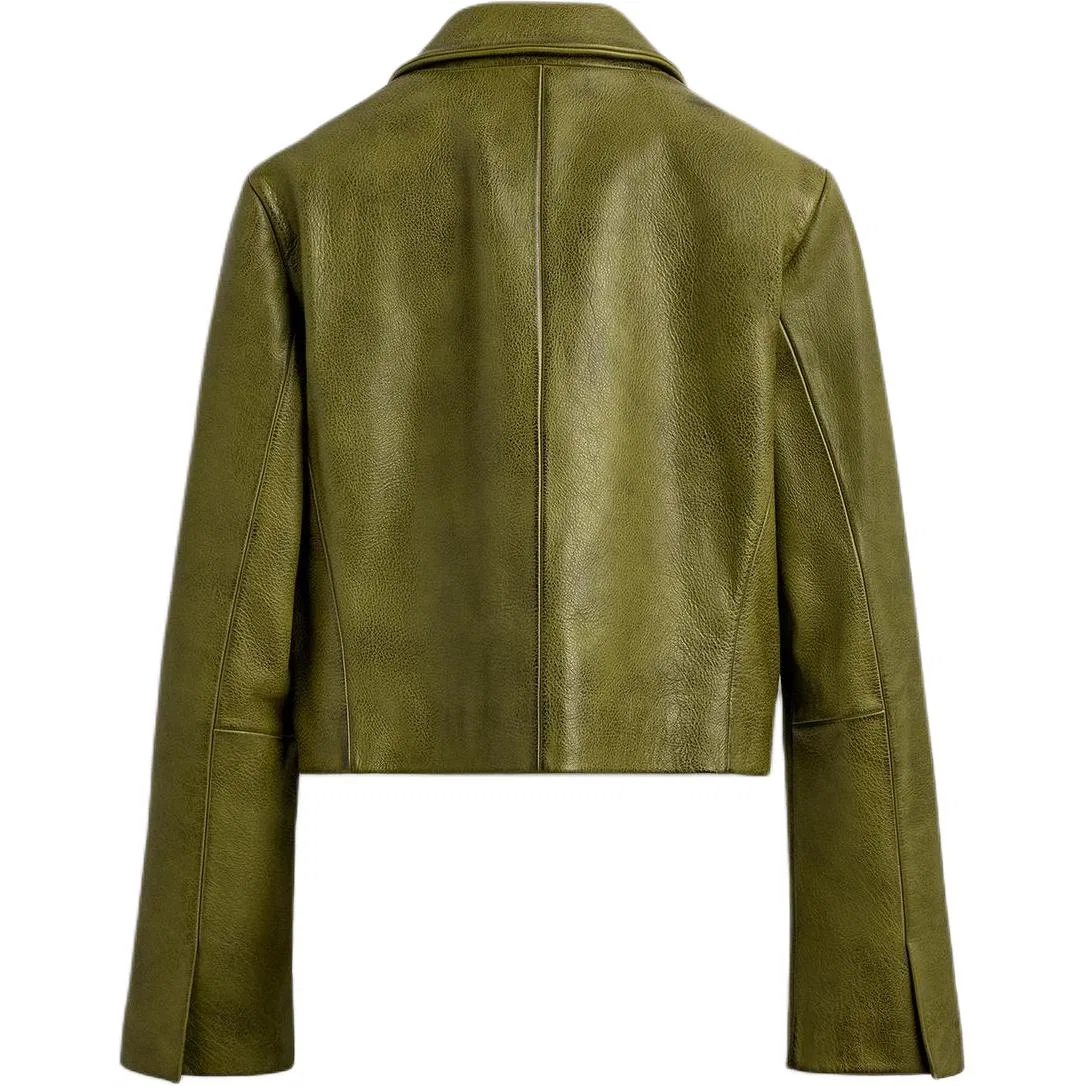 Женский деловой костюм x Disney/ X Harry Lambert FW25 Business Suit, ZARA, Green — фото 3
