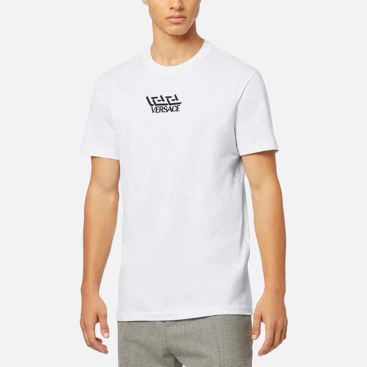 Мужская футболка с принтом White VERSACE — фото 4