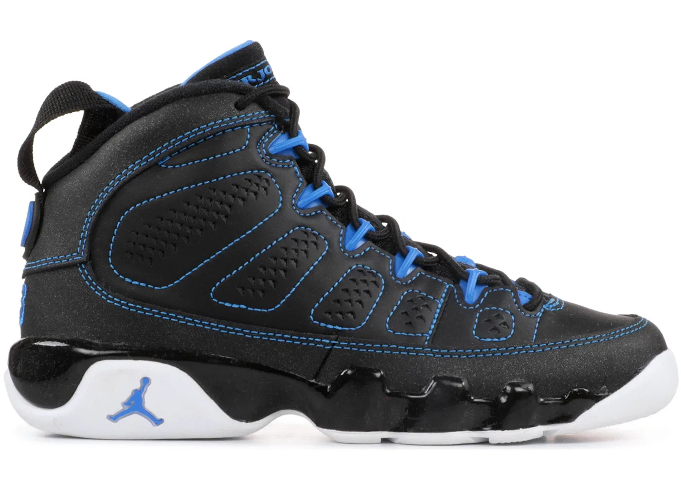 Детские кроссовки Lifestyle Jordan 9 Retro Jordan, Black/White-Photo Blue