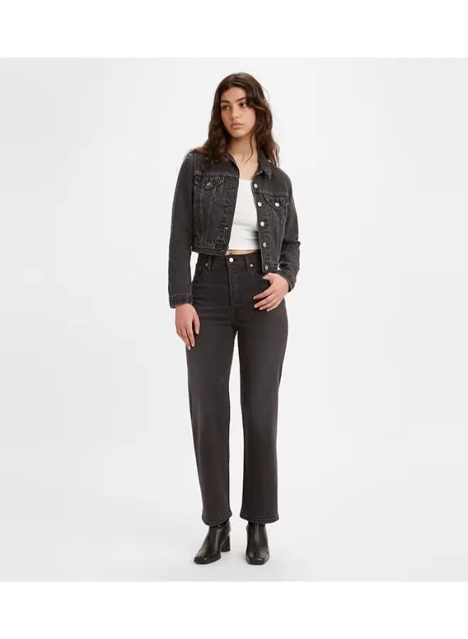 Джинсы прямые с эффектом подъема Wedgie Straight Levi'S, черный — фото 4