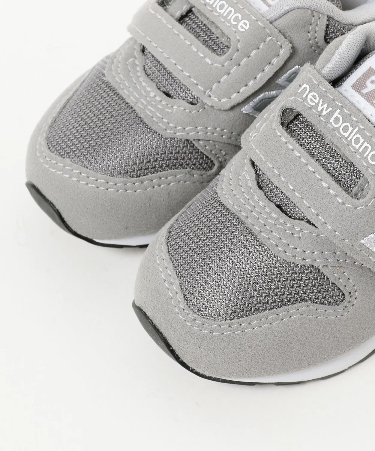 Детские кроссовки на липучках с логотипом 996 New Balance, Серый — фото 3