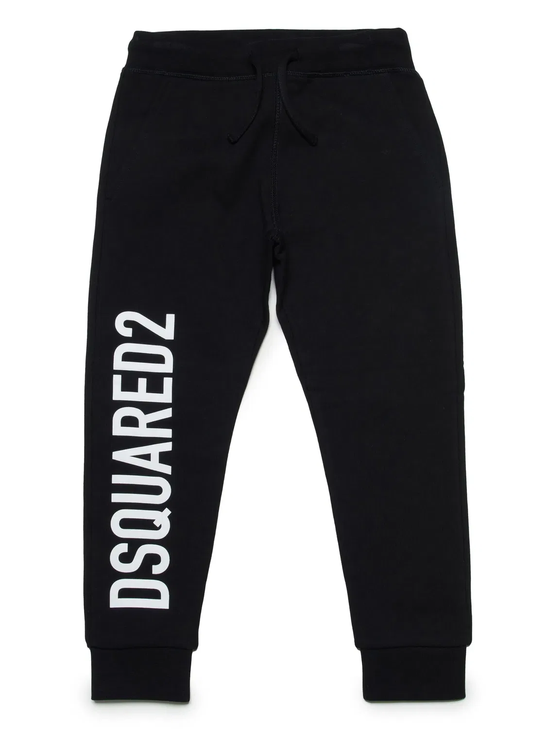 Хлопковые спортивные штаны с логотипом DSQUARED2, черный