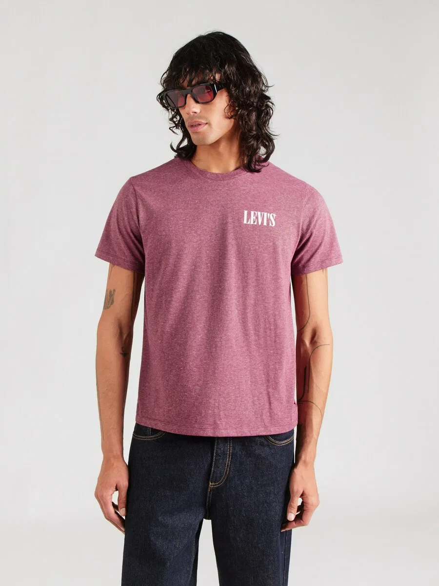 Футболка LEVI'S Regular в красно-пятнистом цвете — фото 2