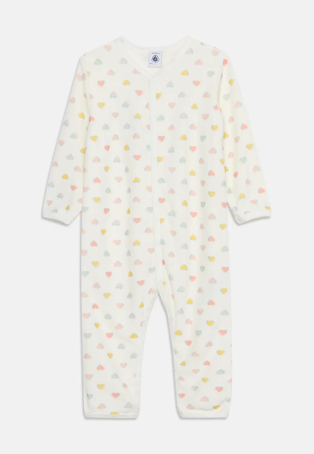 Bebe debout dors bien sans pieds - костюм для сна Petit Bateau, Marshmallow