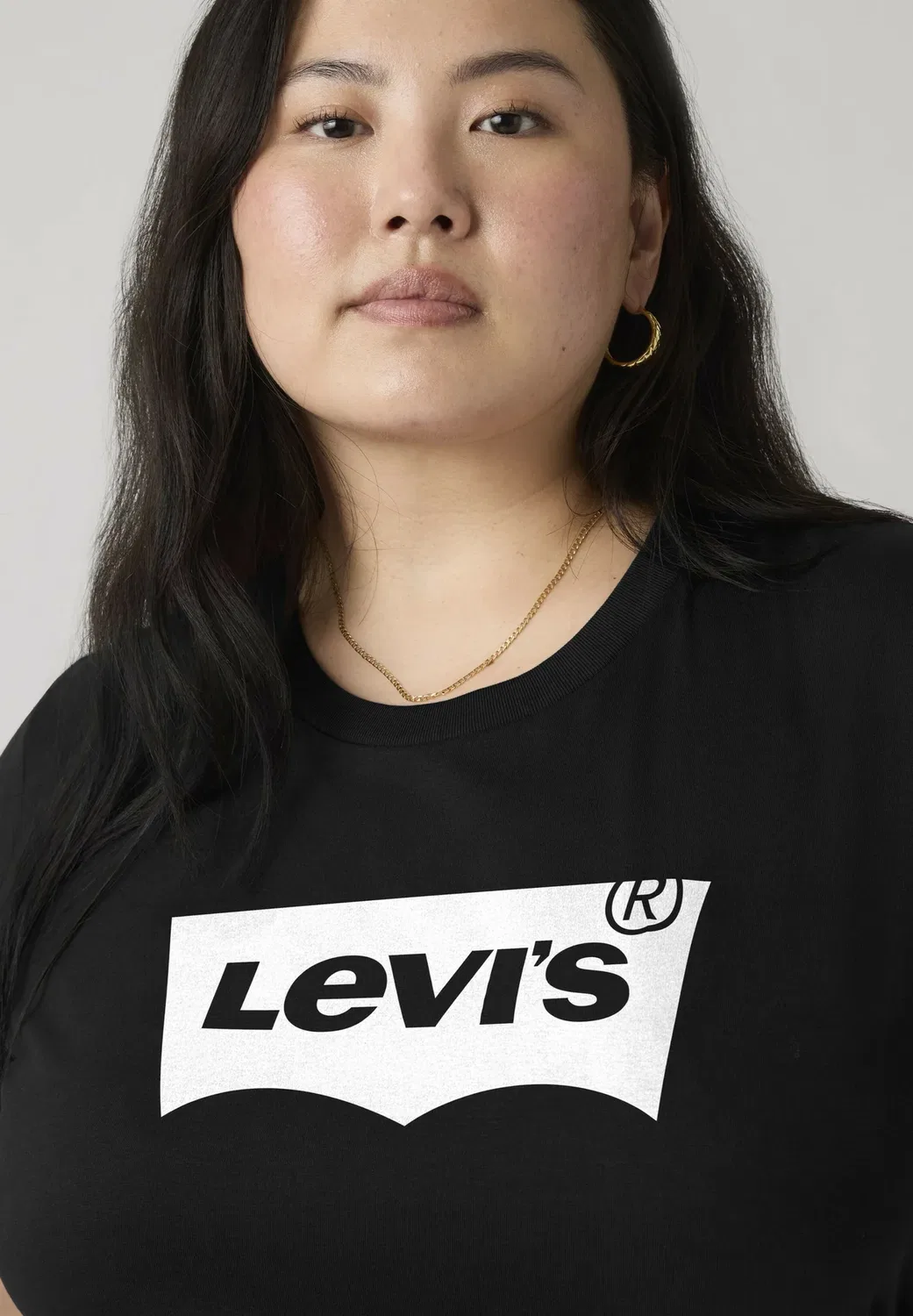 Lse_Pl идеальная футболка lse_batwing блестящая футболка с принтом Levi'S, Lse Batwing Glitter - Blacks — фото 3
