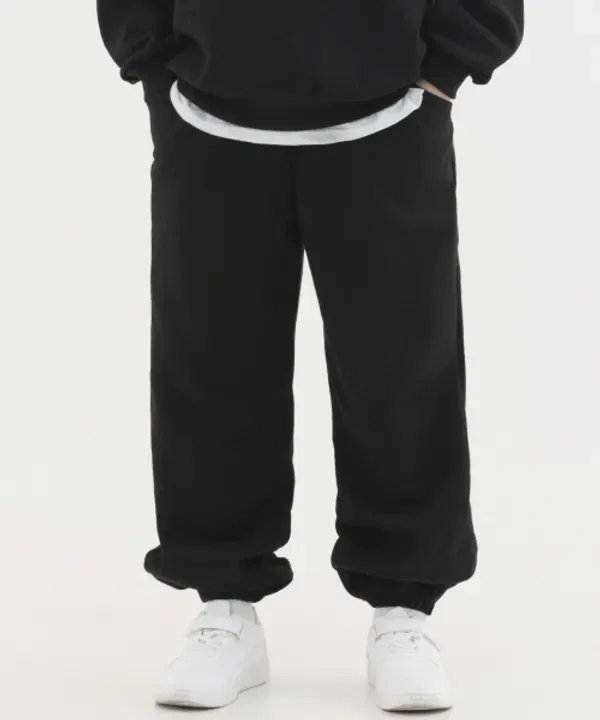 Утепленные тренировочные брюки полуширокие, Sweat Pants Pianer Kids, черный — фото 2