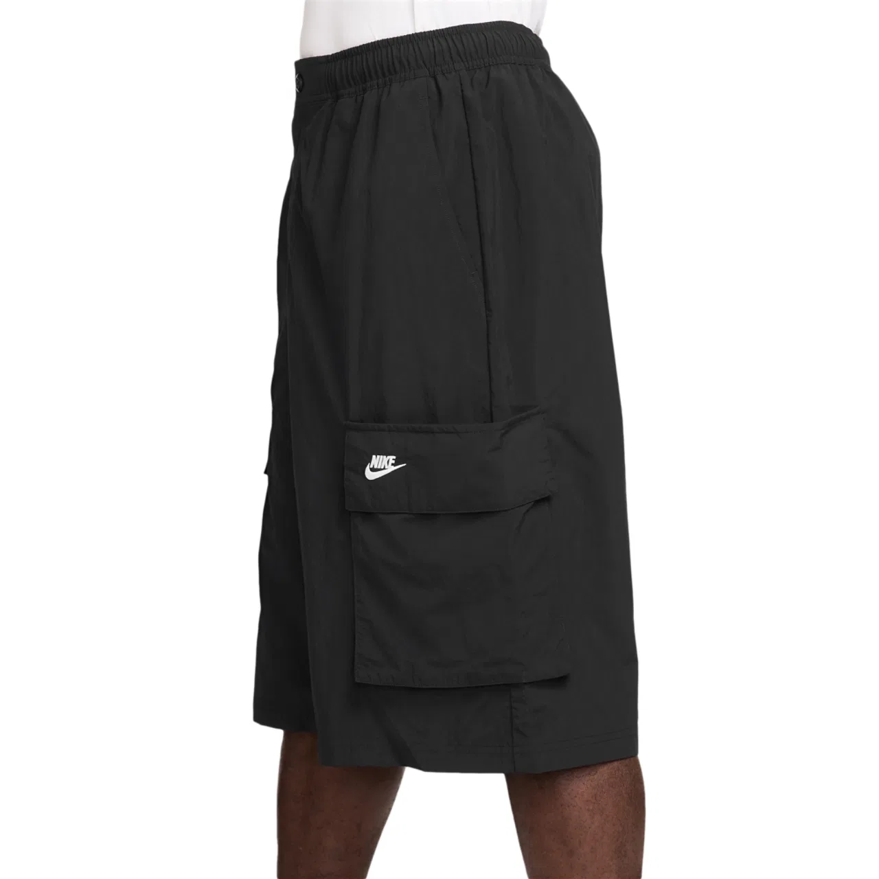 Шорты мужские Club Oversized Cargo Nike, белый/черный — фото 3