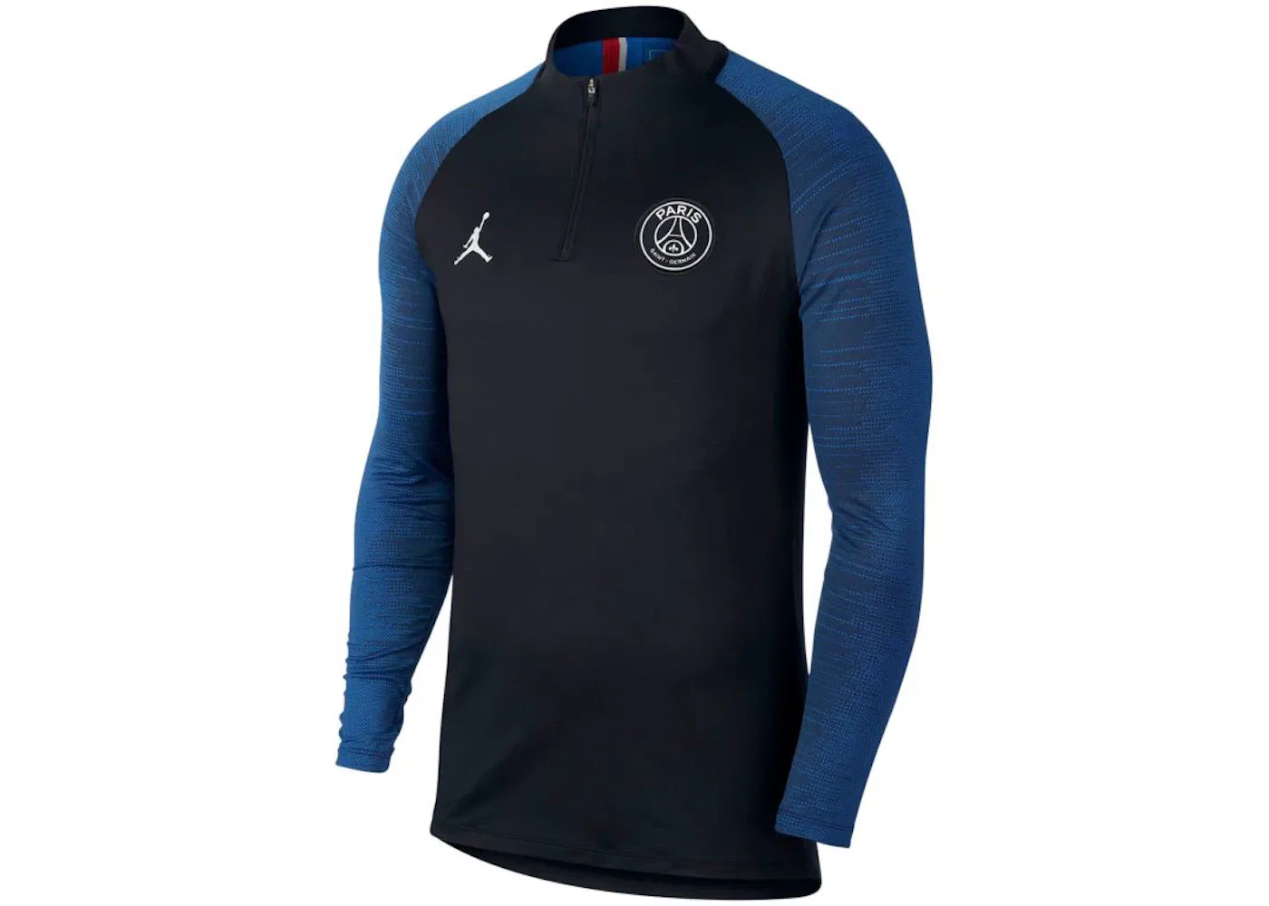 Мужской тренировочный топ с длинным рукавом Jordan x PSG Strike Drill, черный