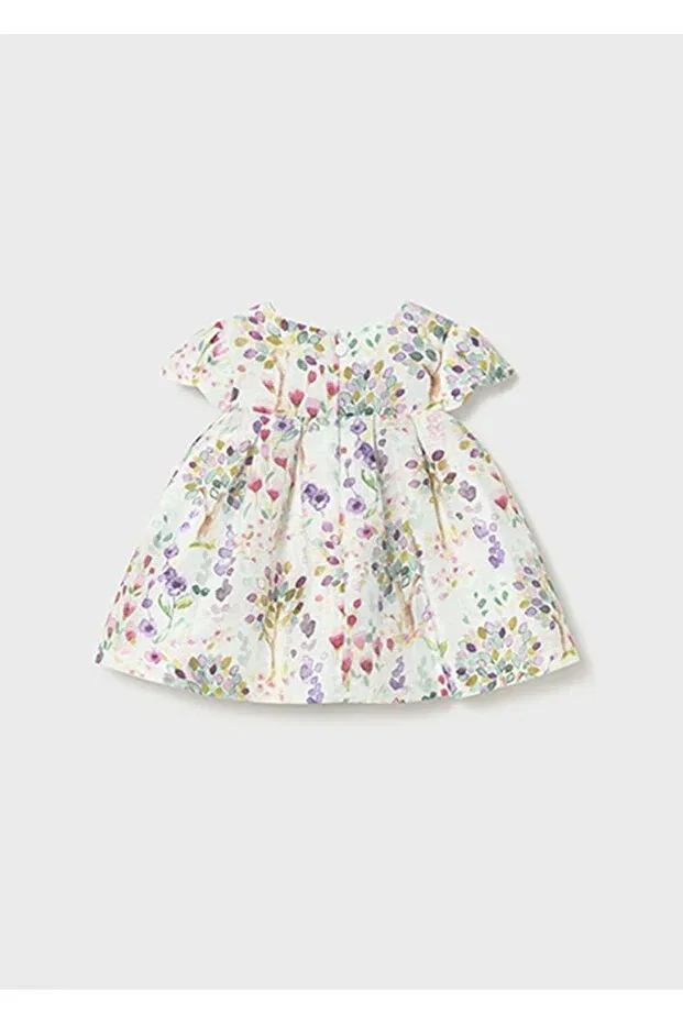 Детское платье для девочек с принтом Summer baby girl newborn printed dress Mayoral, Lilac — фото 2