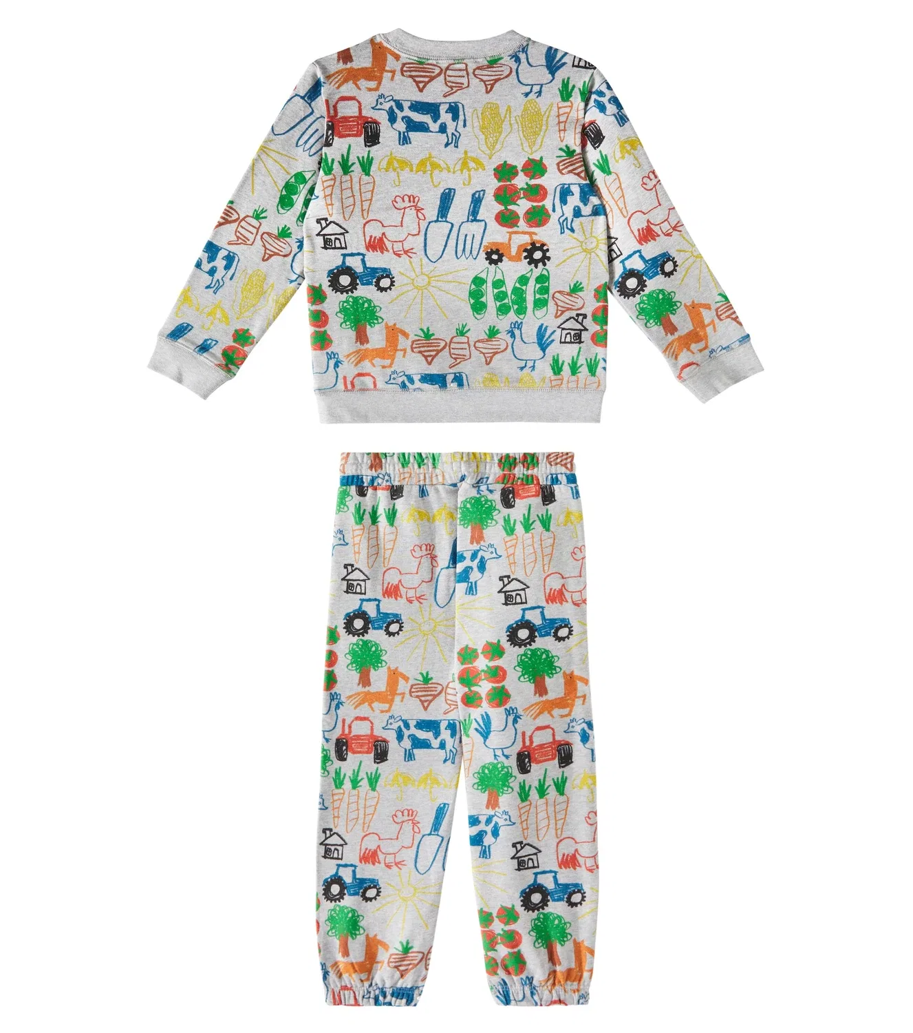 Комплект из двух предметов с принтом Stella Mccartney Kids, мультиколор — фото 4