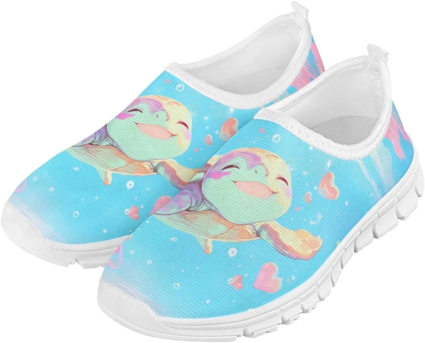 Детские кеды-слипоны с принтом Ctsgobvahy, Axolotl Print