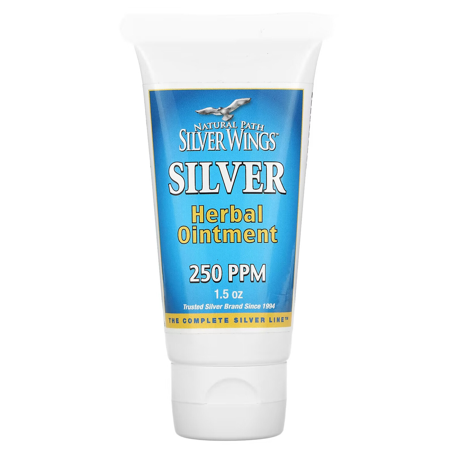 

Natural Path Silver Wings, Травяная мазь с серебром, 250 PPM, 1,5 унции