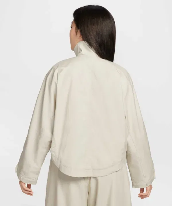 Тренировочная куртка Nike Sportswear Oversize Woven, Light Bone Heather, женская — фото 2