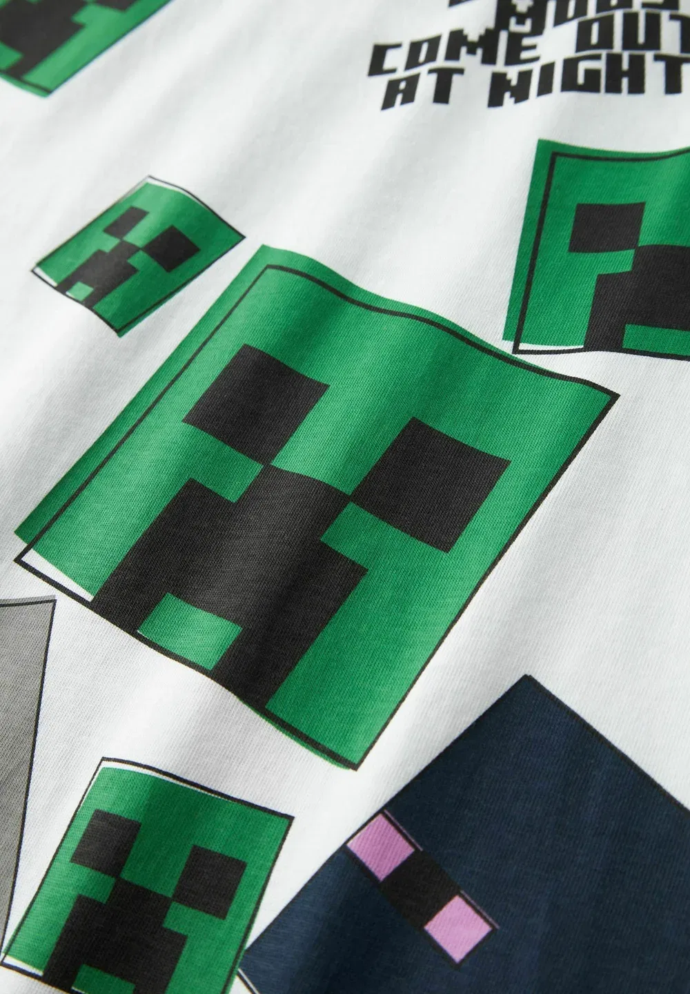 Лучшая футболка с принтом Minecraft Name It, Bright White — фото 3