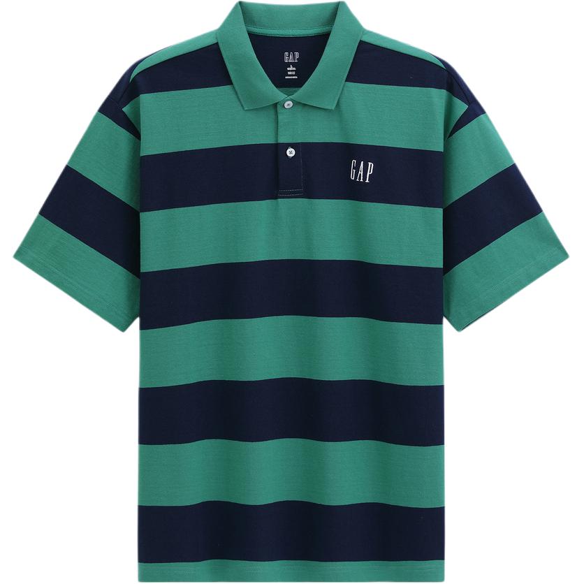 

Рубашки-поло унисекс, воротник-поло, умеренный прямой крой GAP, зеленый