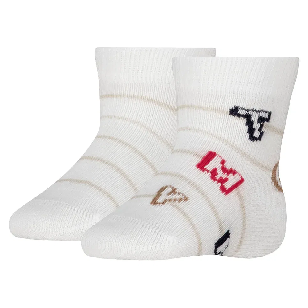 Детские носки с принтом Breton Letters Tommy hilfiger, White
