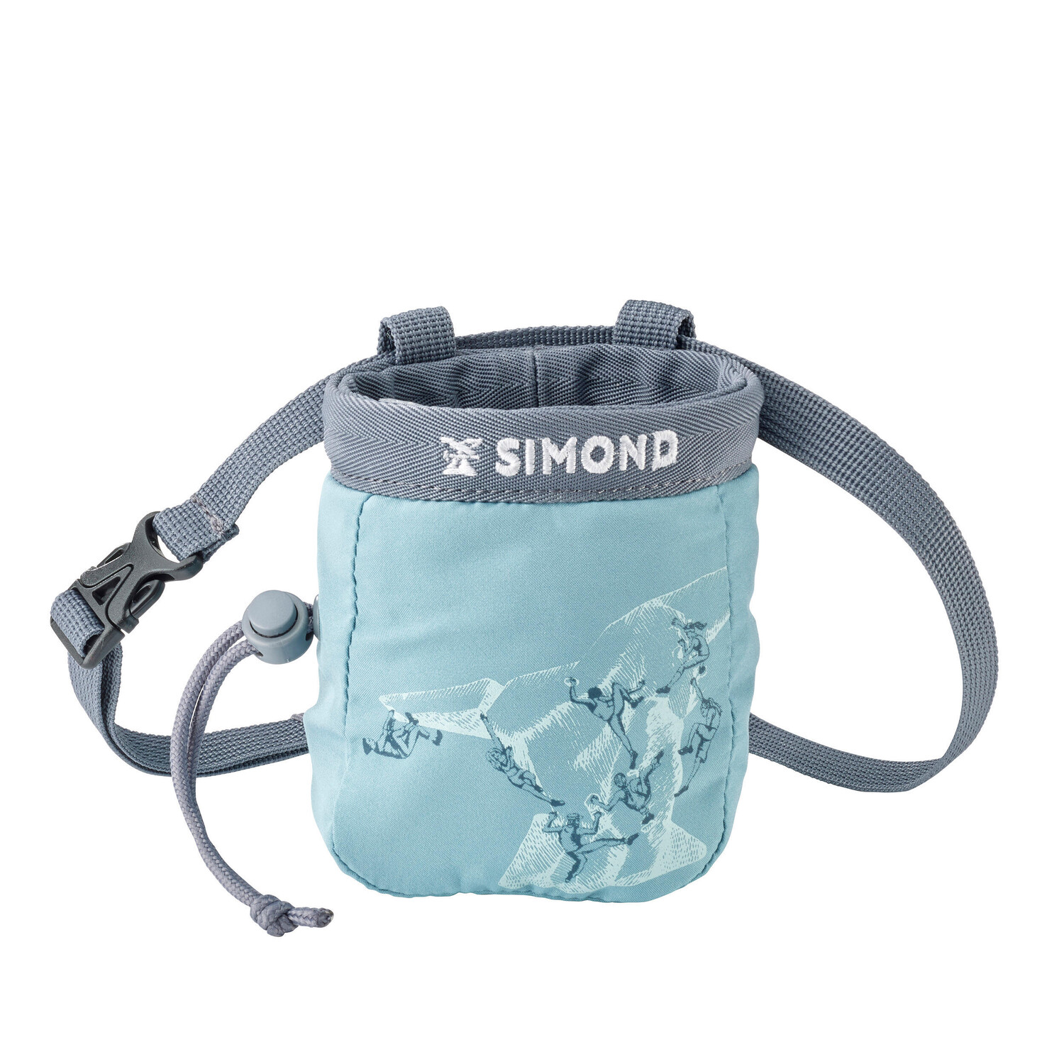 

Мешочек для магнезии Simond Klimb Junior для скалолазания для детей, серо-голубой