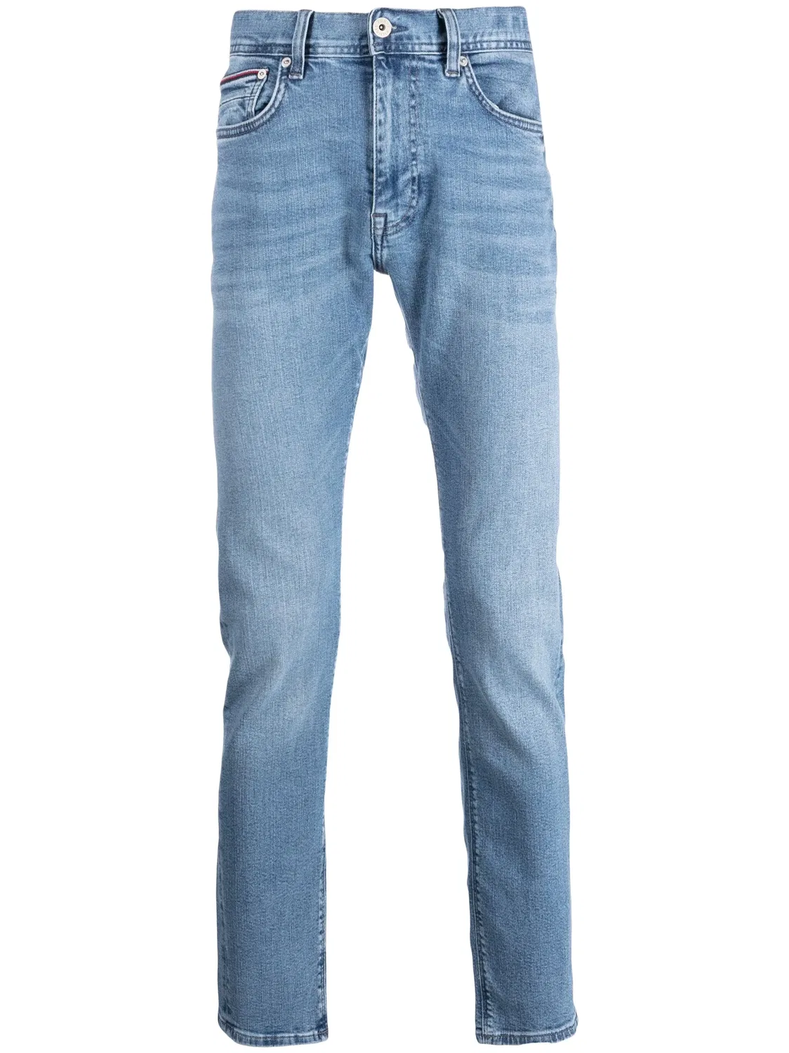 Джинсы Slim-Cut Средней Посадки Tommy Hilfiger, синий