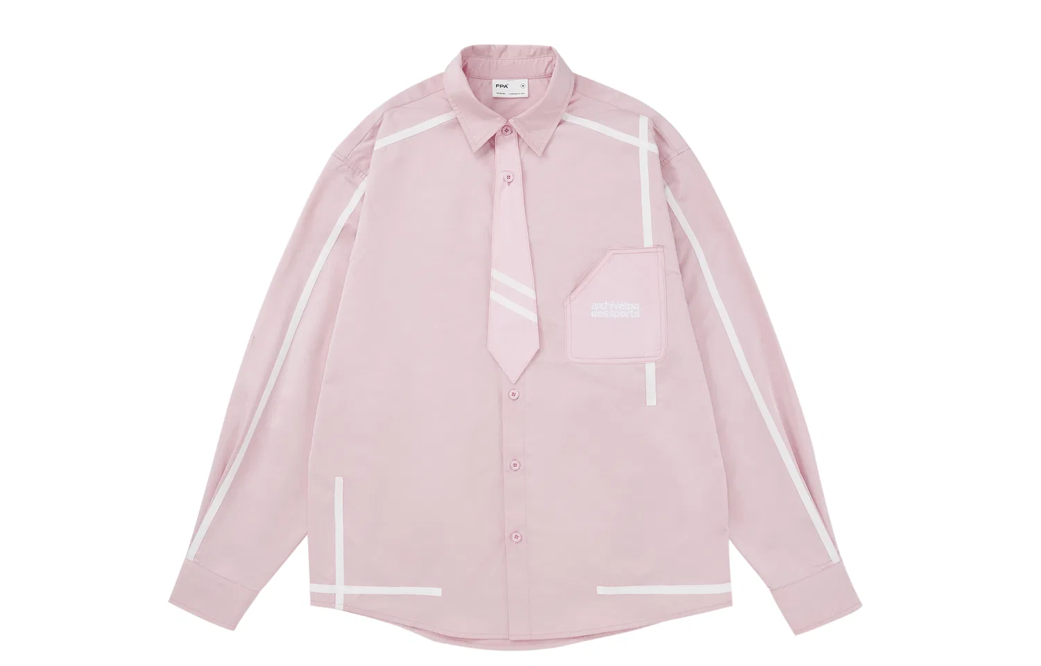 Детская рубашка с заостренным воротником FPA, Pink