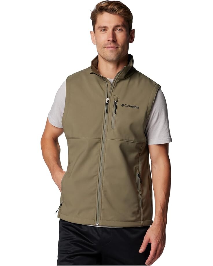 

Утепленный жилет Columbia Ascender II Softshell Vest, цвет Stone Green