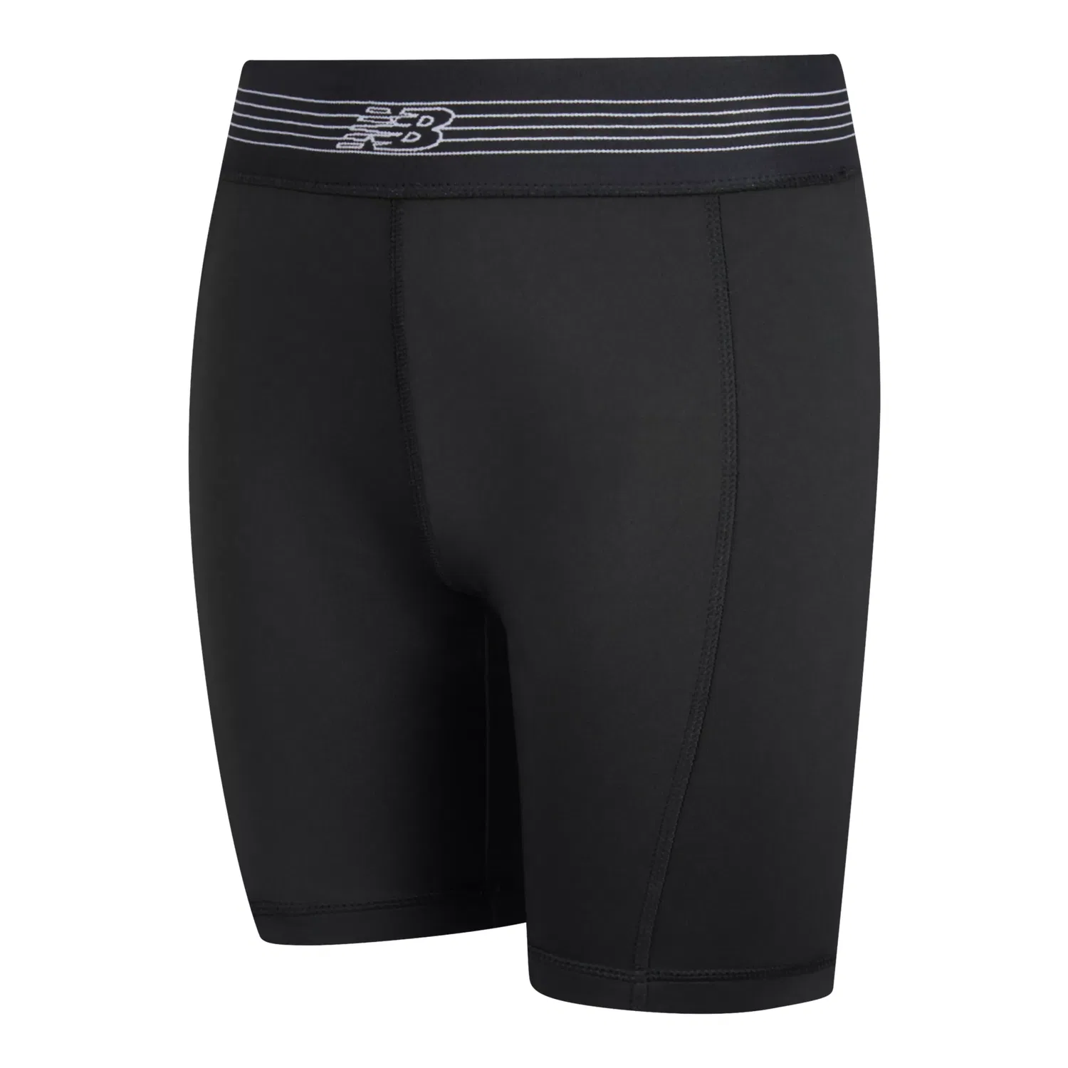 Детские велошорты с боковым карманом Harmony Performance New Balance, Black With Black — фото 3