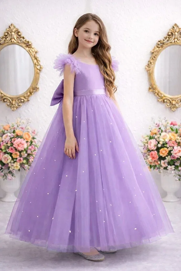 Детское платье для девочек с оборками Party Suneh, Lilac
