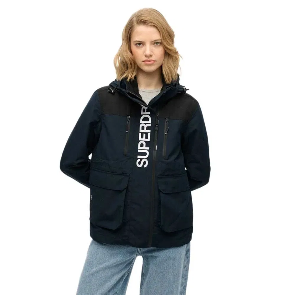 Ветровка Colour Block Ult Superdry, черный