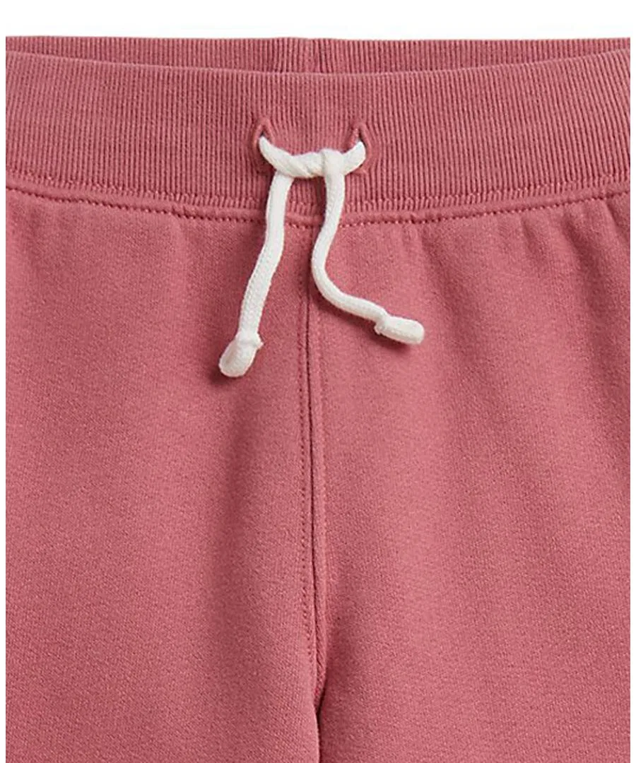 Штаны из флиса с широкими штанинами Girls' 2T-6X Polo Ralph Lauren, Canvas Pink — фото 3
