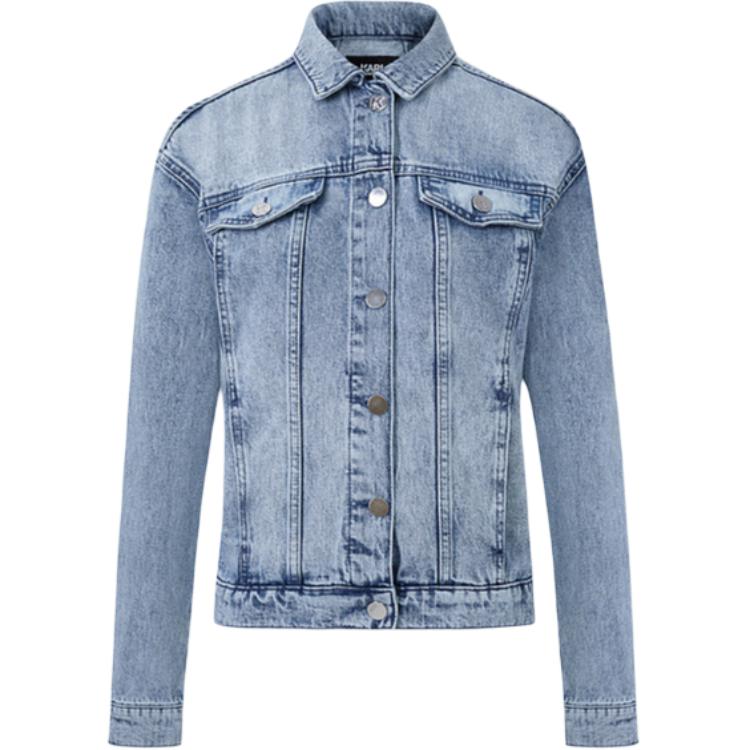 

Джинсовая куртка KARL LAGERFELD женская синяя KARL LAGERFELD / Karl Lagerfeld Jeans, Синий, Джинсовая куртка KARL LAGERFELD женская синяя KARL LAGERFELD / Karl Lagerfeld Jeans