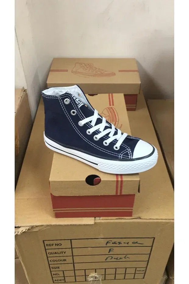 Детские туфли для мальчиков на плоской подошве Rabellashoes, Navy Blue