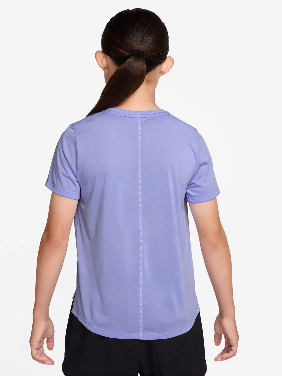 Футболка Nike Pro Dri-FIT с коротким рукавом, фиолетовая — фото 2