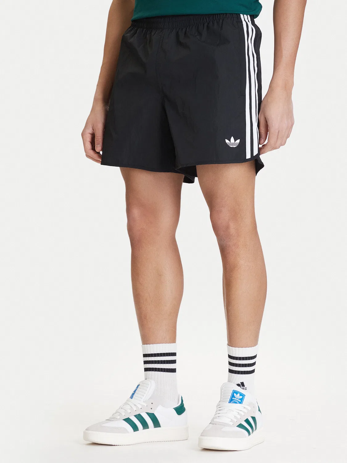 Мужские спортивные шорты стандартного кроя Sprinter Adidas, черный