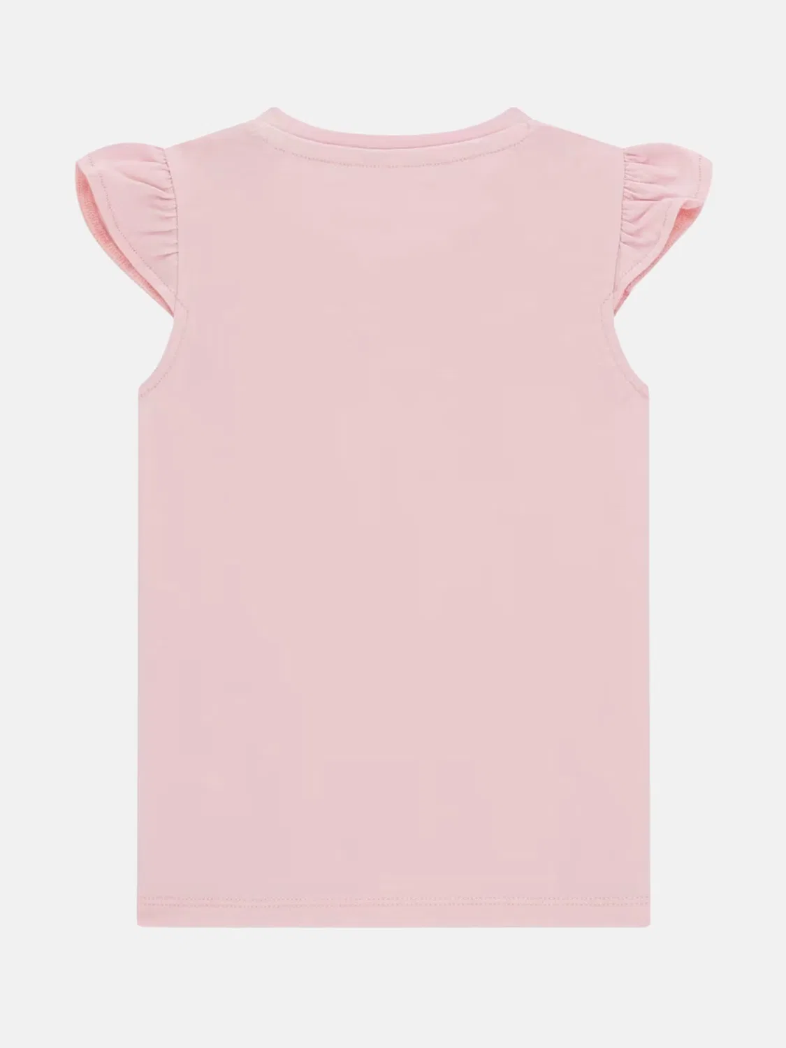 Детская футболка Guess Kids розового цвета — фото 2