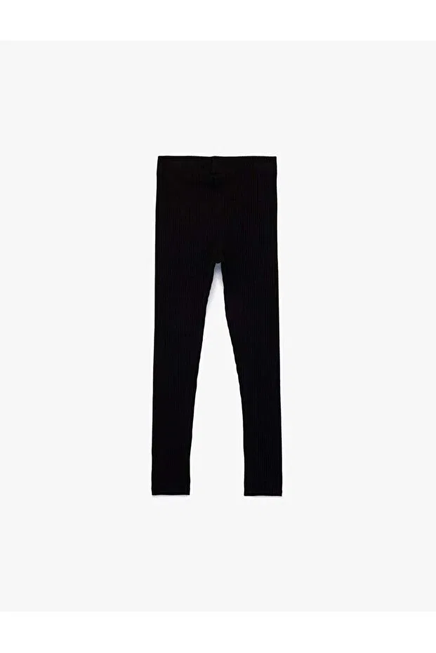 Детские леггинсы для девочек облегающие Koton, Black — фото 2