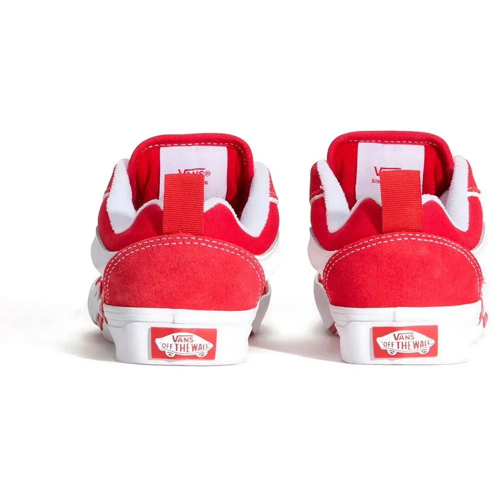 Детские кроссовки с болтом Vans Knu Skool Bolt, Red — фото 3
