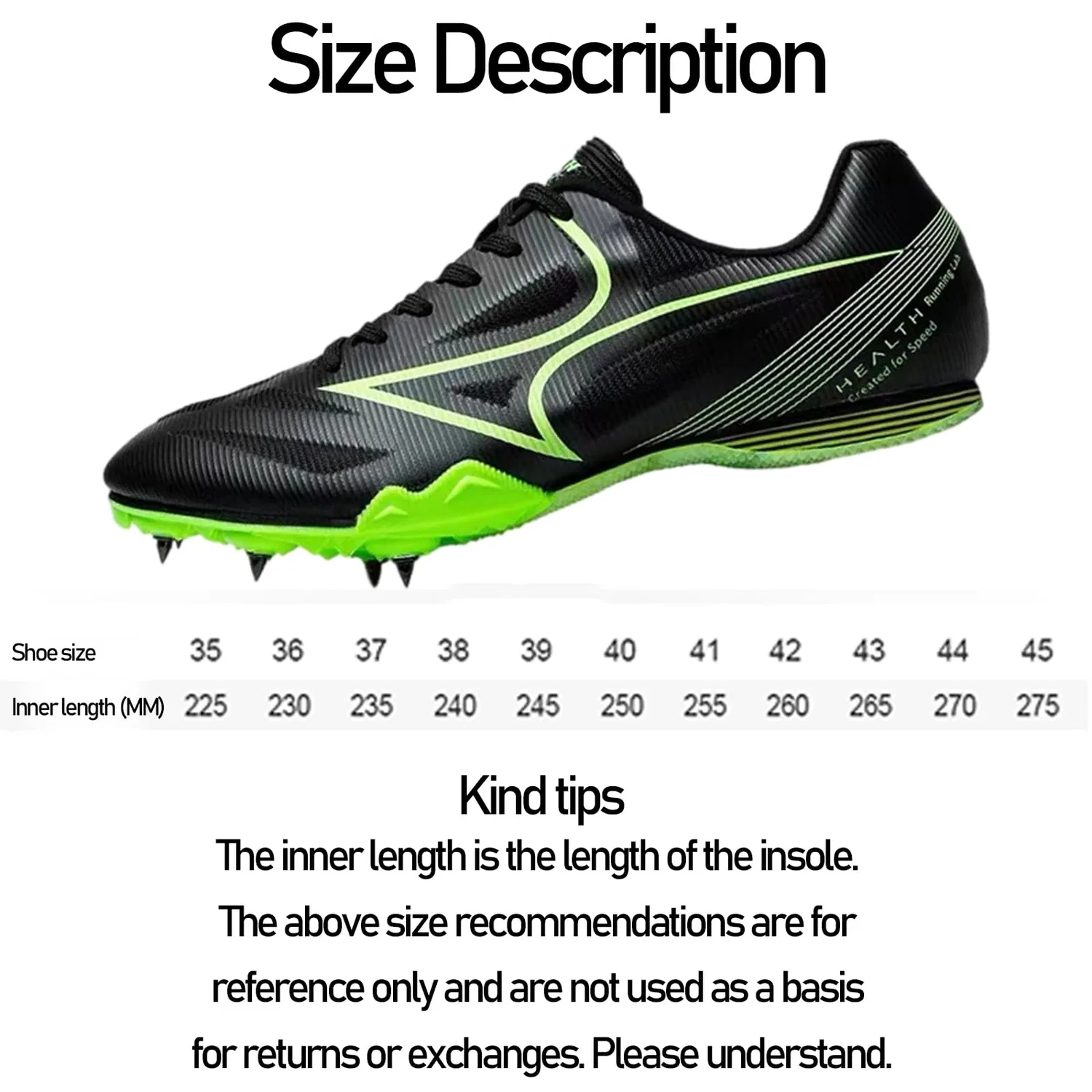 Детские шипованные кроссовки с шипами Athletics Lightweight Studded Shoes Zeihyeurus, White — фото 2