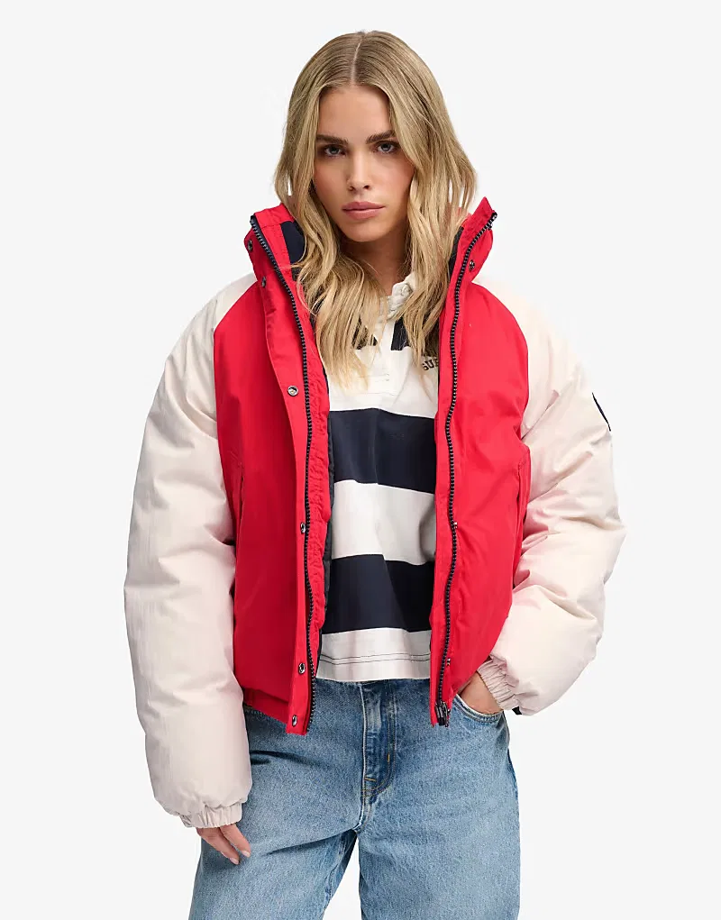 Утепленная куртка Superdry Cotton танго