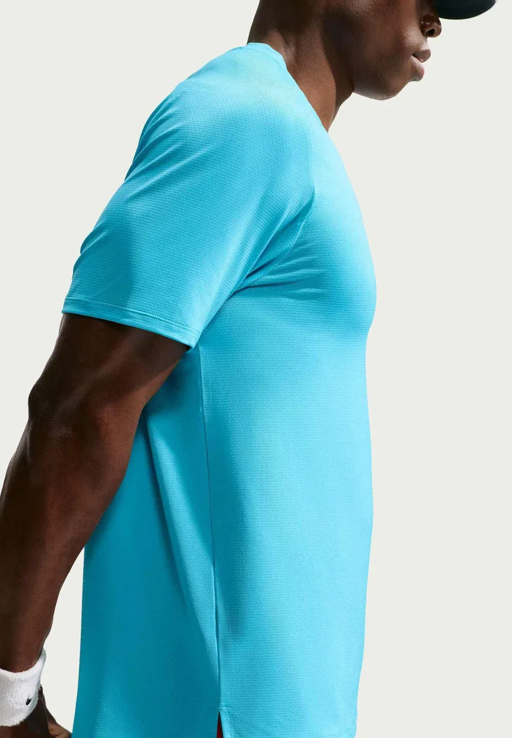 M nkct df advtg top - спортивная футболка Nike Performance, Baltic Blue Black — фото 3
