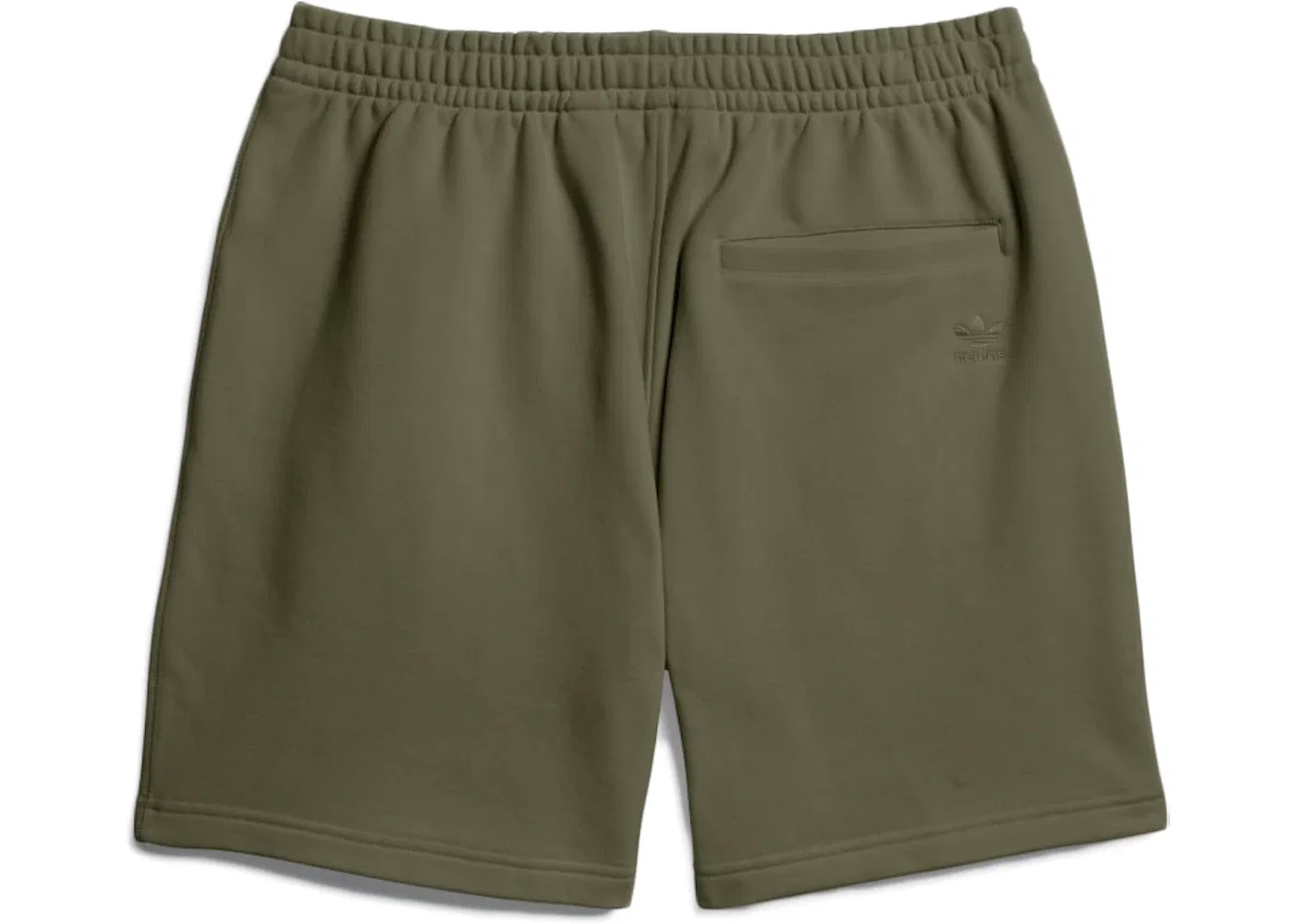 Шорты с логотипом Pharrell Williams Basics Adidas, цвет Olive Cargo — фото 2