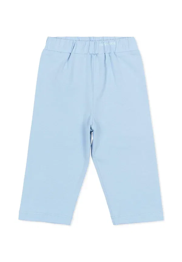 Леггинсы хлопковые Leggings - trousers Tru Trussardi Junior, light blue, светло-голубой