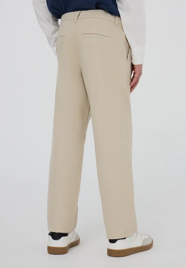 Брюки из денима, Chinos Terranova, Cream, кремовый — фото 3